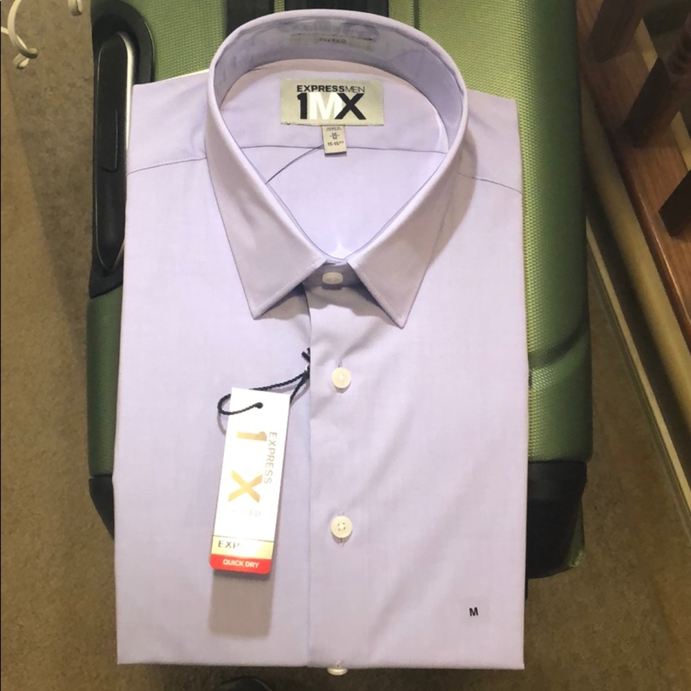 NWT EXPRESS men’s dress shirt fitted medium